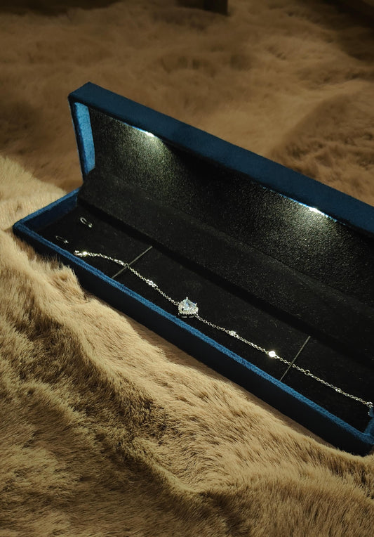 Rose Gold Enhanced Heart Bracelet