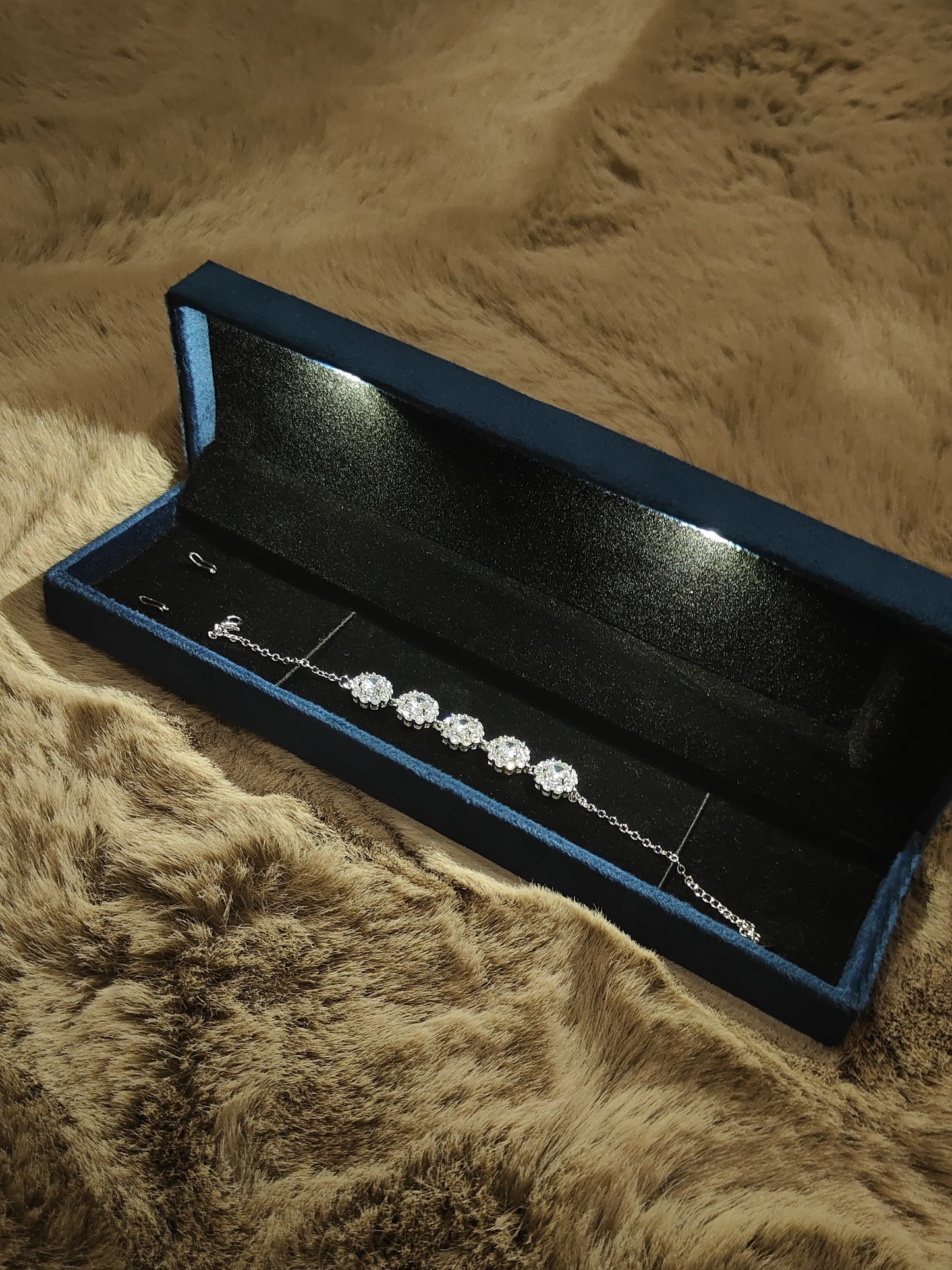 Floral moissanite Bracelet