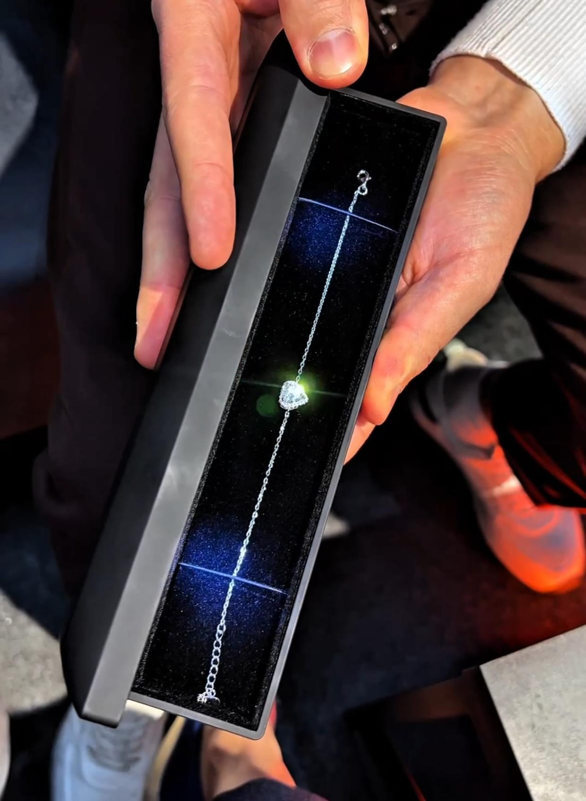 Rose Gold Enhanced Heart Bracelet