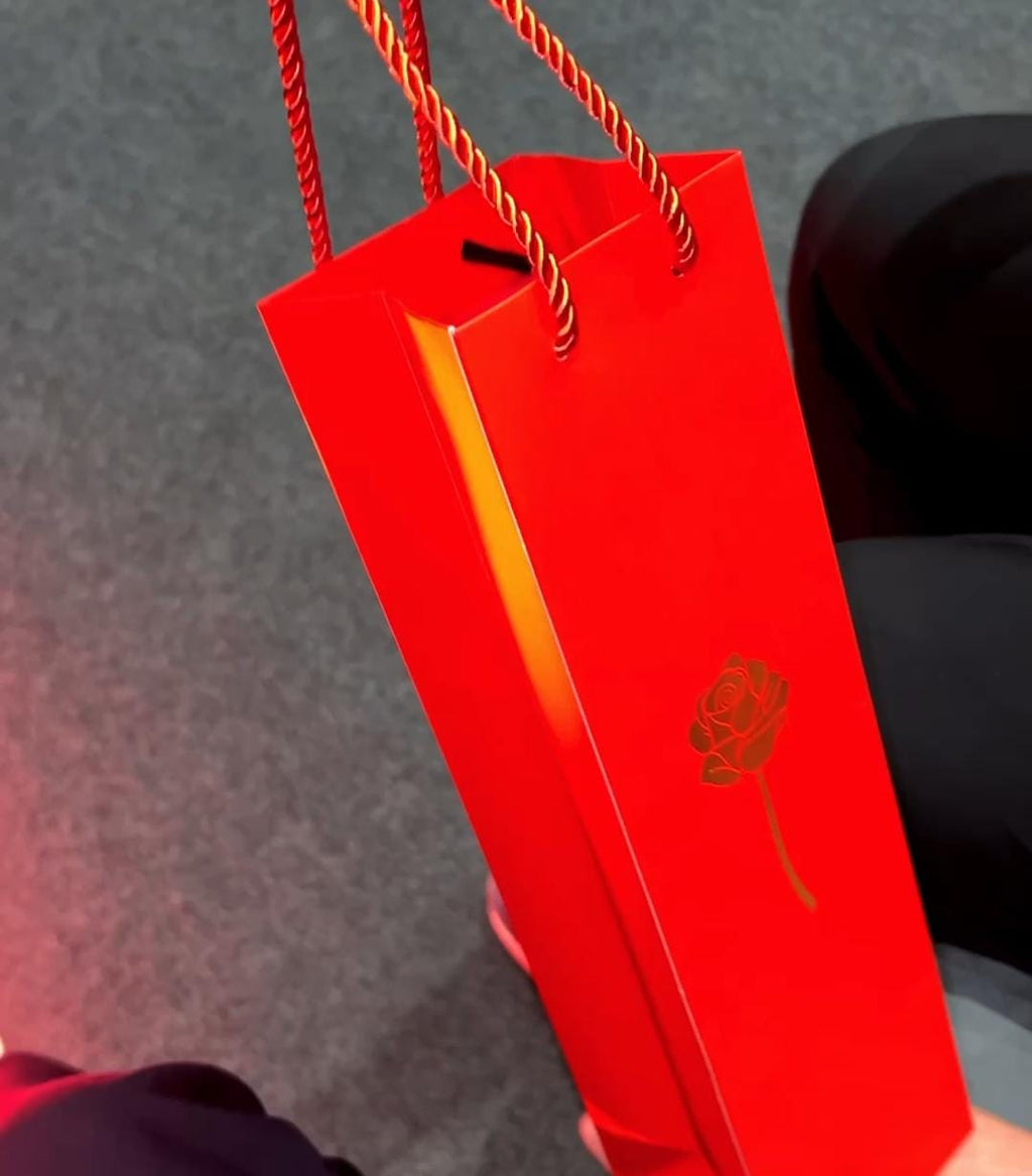 Metal rose Jewelry set