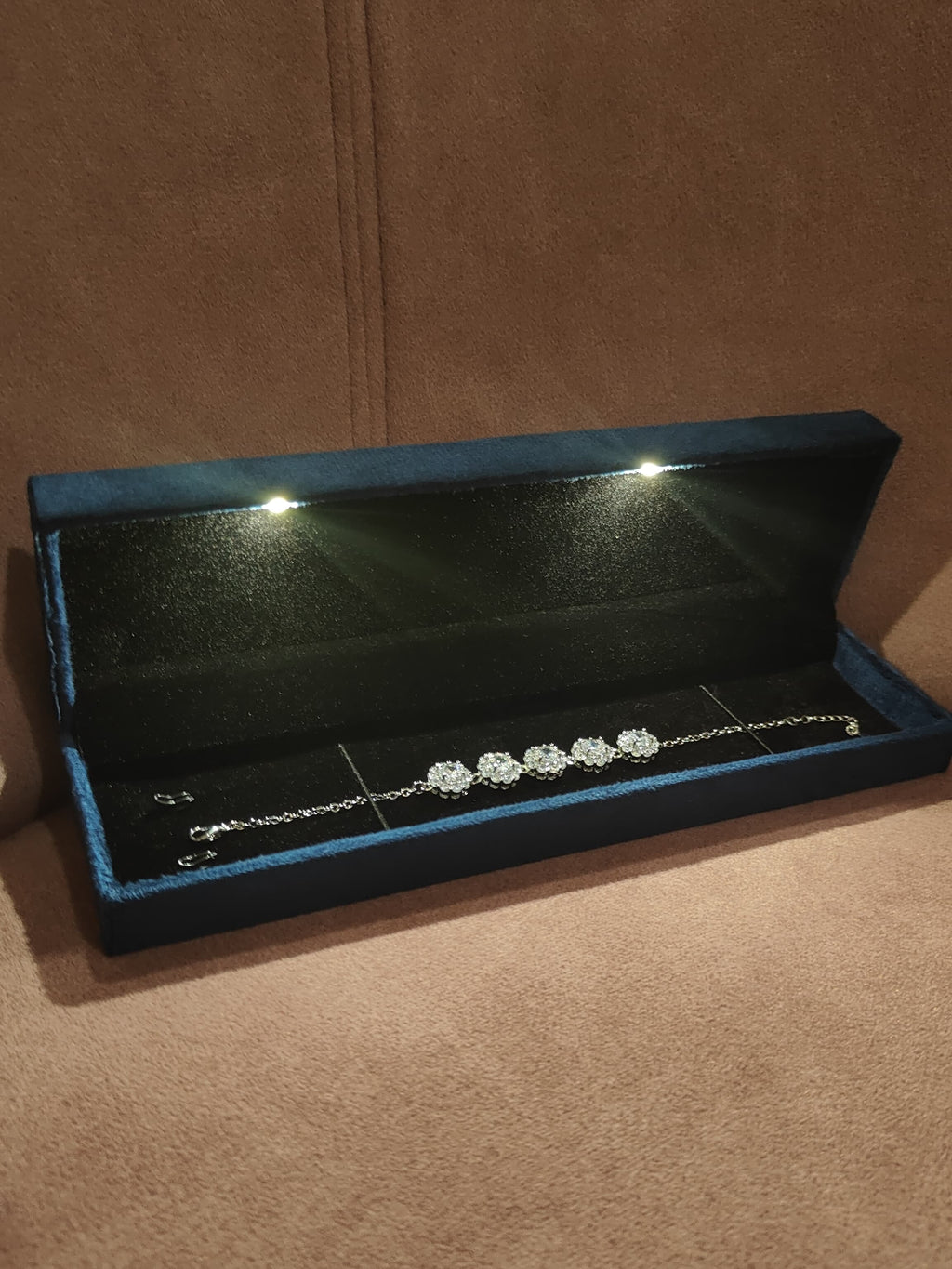 Floral moissanite Bracelet