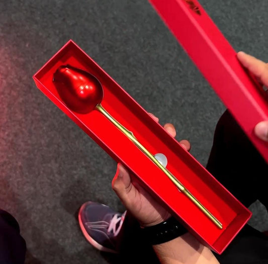 Metal rose Jewellery set