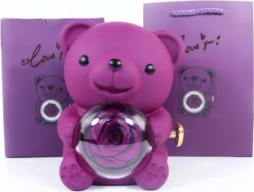 Eternal Rose Bear