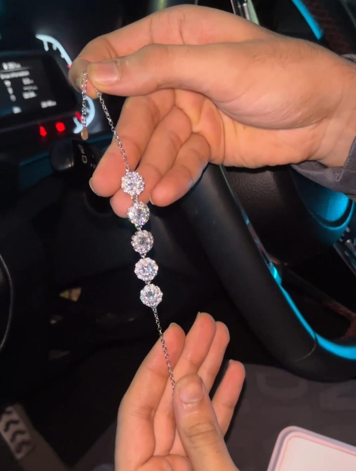 Floral moissanite Bracelet